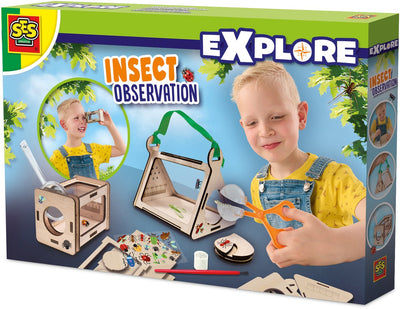 Ses creative insectenobservatie - buitenspeelgoed - insecten ontdekken - voor kinderen vanaf 5 jaar - 16 stickers