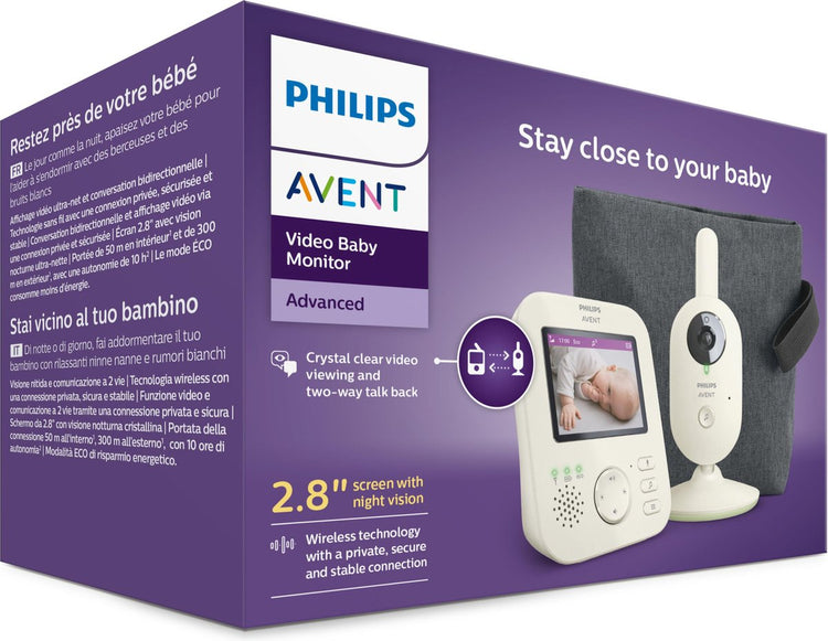Philips avent - video babyfoon - wit - babyfoon met camera - scd882 26