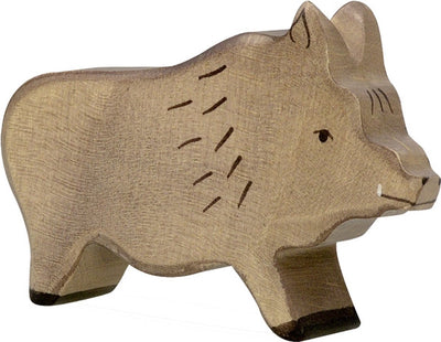 Holztiger wild zwijn. 11,5 cm.