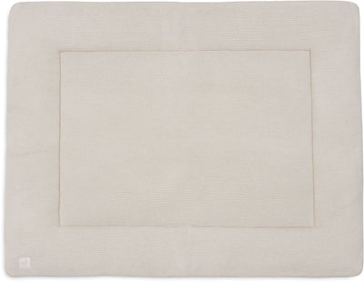 Jollein boxkleed baby - 75x95cm - basic knit - polyester - oatmeal