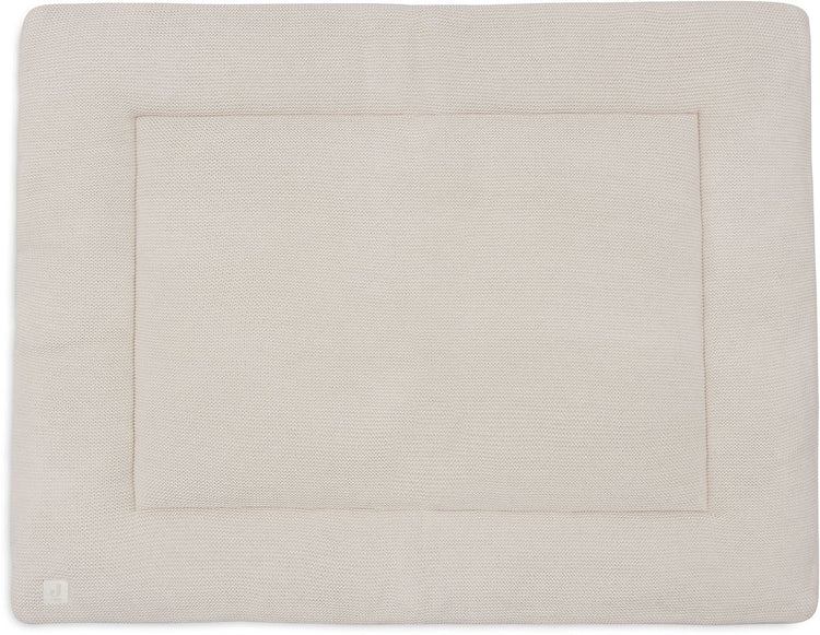 Jollein boxkleed baby - 75x95cm - basic knit - polyester - oatmeal