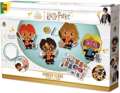 Ses creative - beedz - harry potter - strijkkralen - 2000 stuks met grondplaten en stickers - vanaf 6 jaar - kerst cadeautjes