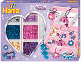 Merkloos sans marque hama midi strijkkralenset sieraden maken paars, 2400st. - afbeelding 1