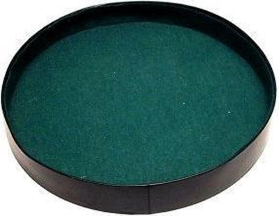 Hot games dobbelpiste zwart vinyl dobbelsteen accessoire 26cm.