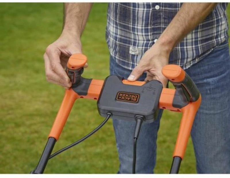 Black+decker black decker grasmaaier 42cm 1800w - fiets met handvat bemw481bh