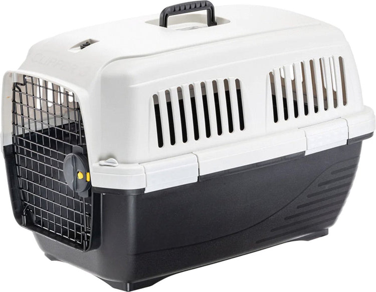 Ferplast reismand clipper 3 - kattenvervoersbox - 64x43x43 cm zwart