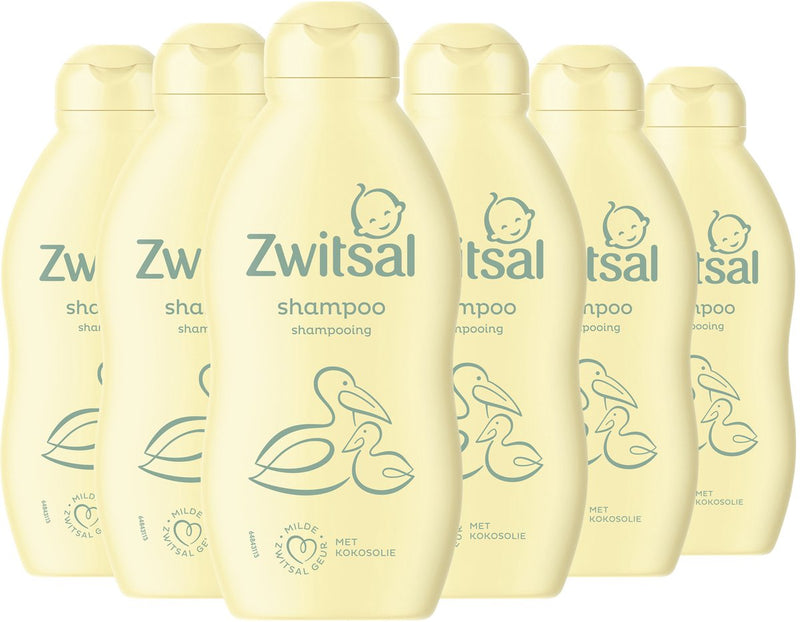 Zwitsal - shampoo - baby - 6 x 200 ml
