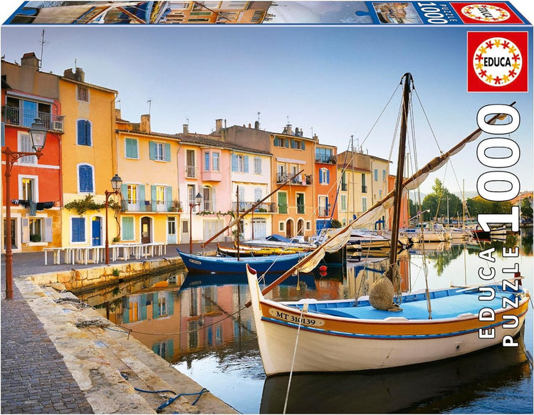 Educa - puzzel - 1000 stuks - haven van martigues provence