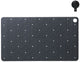 Sealskin ribb - antislip badmat 40x70 cm - antraciet - inclusief zwarte haak