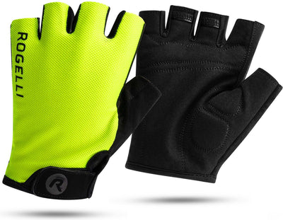 Rogelli core heren fietshandschoenen - zomer - korte vinger - fluor
