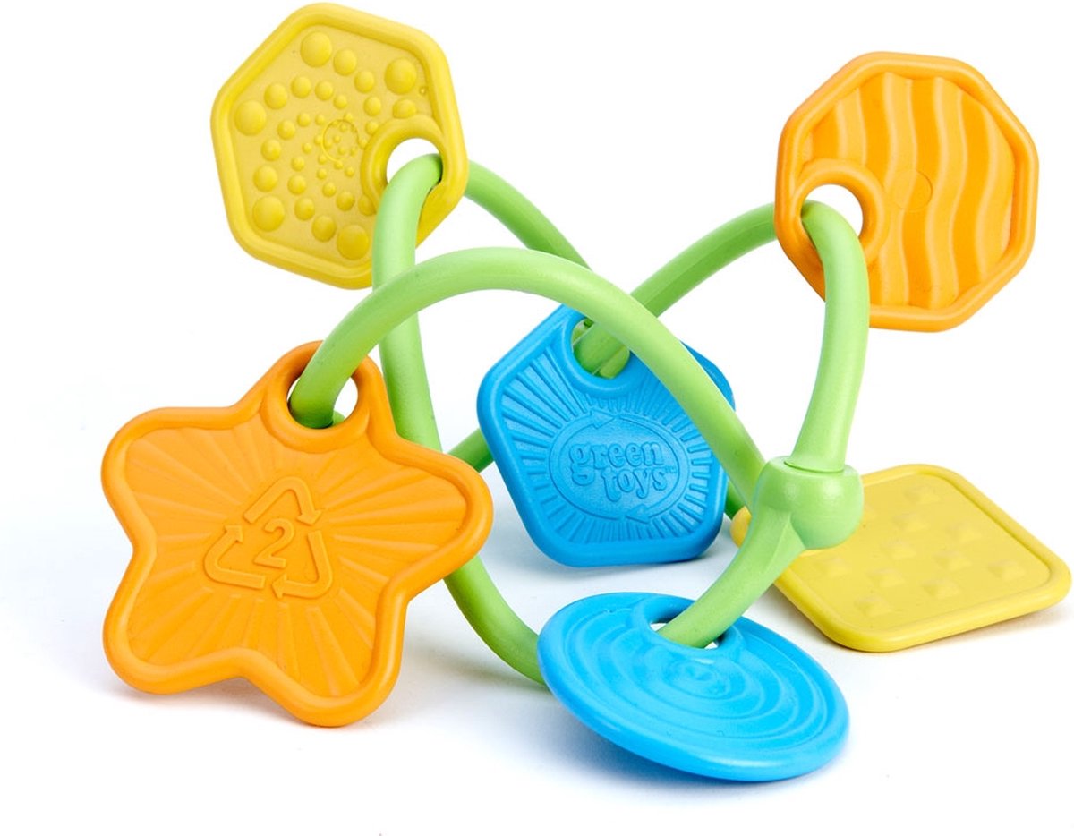 Green toys twist teether bijtspeelgoed