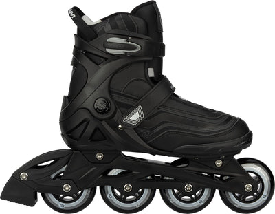 Nijdam inline skates - gear up - maat 45 - zwart