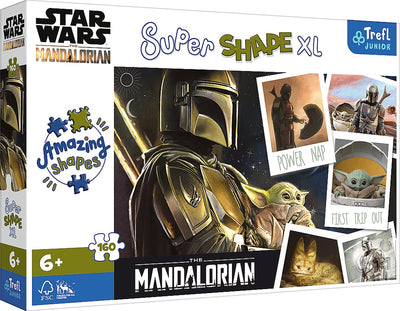 Trefl puzzel star wars mandalorian 160xl - lucasfilm legpuzzel.
