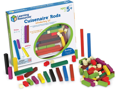 Learning resources houten rekenstaafjes educatief speelgoed - cuisenaire rods. - 3+