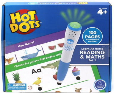 Learning resources educatief hot dots leren lezen en rekenen set. - 3+