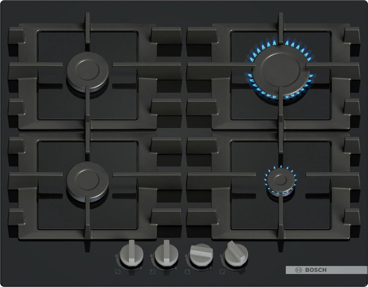 Bosch serie 4 - gaskookplaat - zwart - 590mm - 520mm