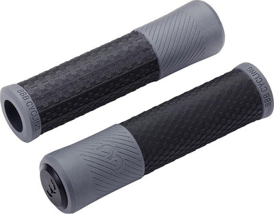 Bbb cycling handvatten fiets viper - fiets handvatten met maximale grip - zwart grijs - lengte 130 mm - bhg-97