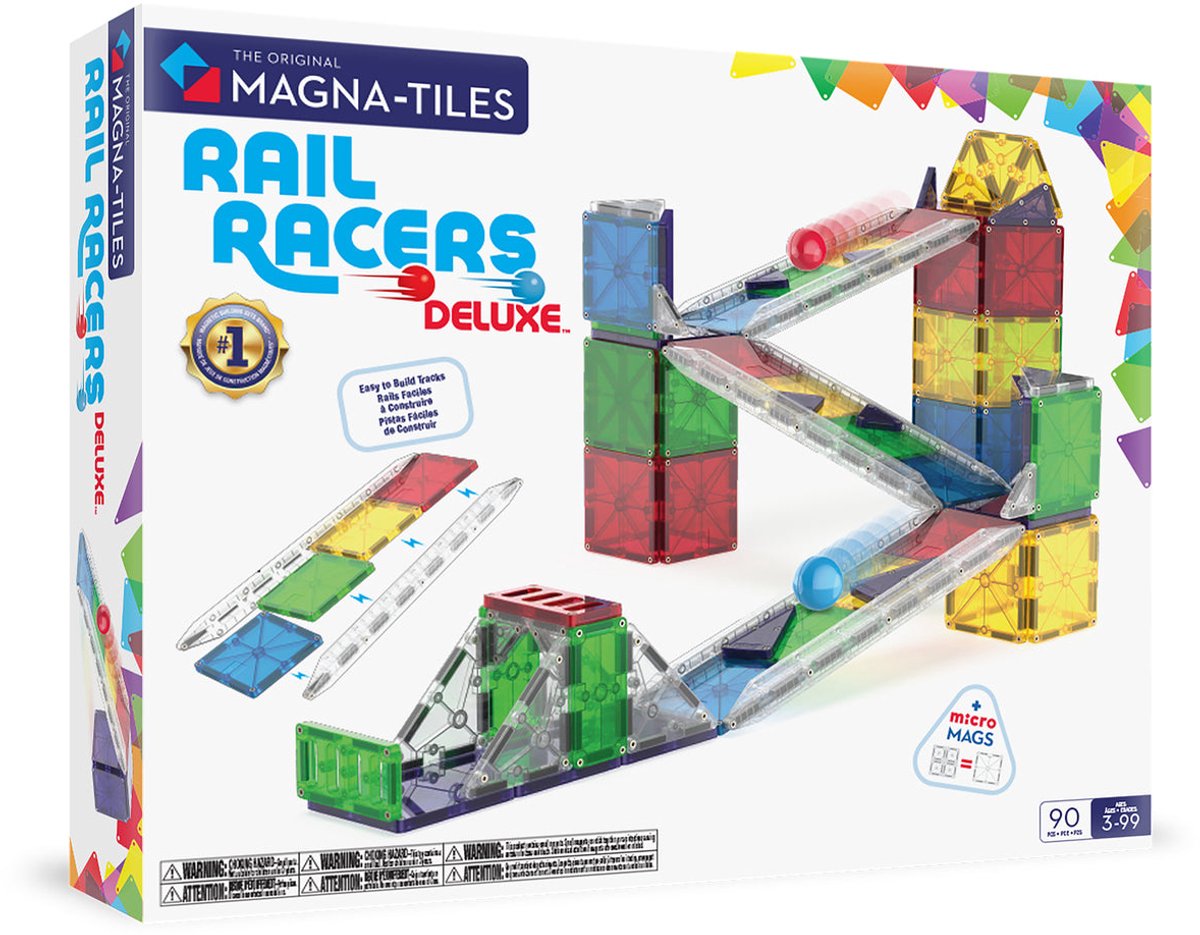 Magna tiles rail racers deluxe 90-delig