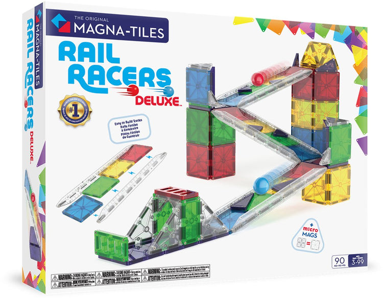 Magna tiles rail racers deluxe 90-delig