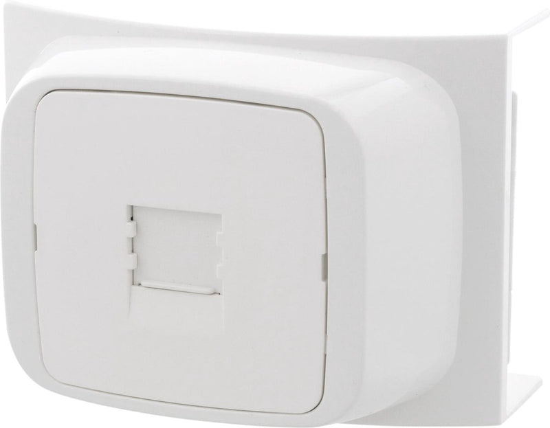 Attema k40 contactdoos – telefoon – 4–polig – rj45 – polarwit