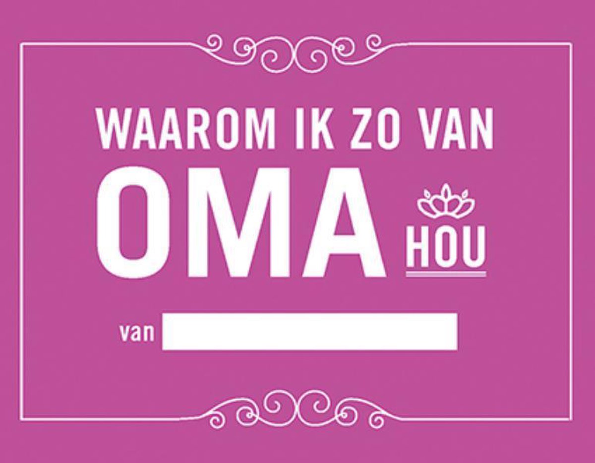 Merkloos sans marque waarom ik zo van oma hou.