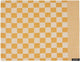 Ddddd placemat barbeque 35 x 45 cm ochre per 2 stuks