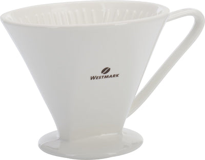 Westmark porseleinen koffiefilterhouder, filtermaat 6, voor maximaal 6 kopjes koffie, brasilia, 24492260
