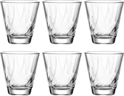 Leonardo twist drinkglas 215ml transparant - set 6