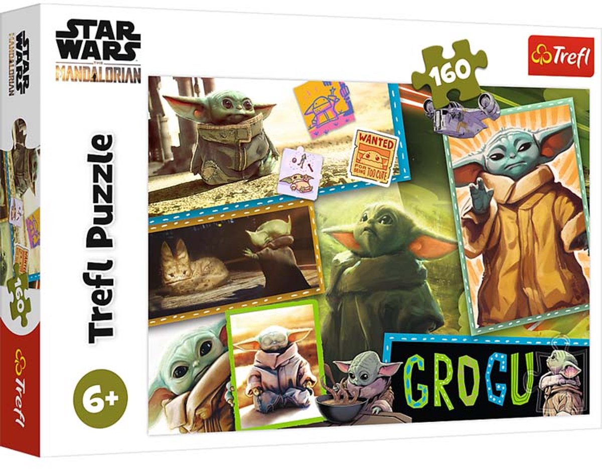 Trefl star wars grogu the mandalorian legpuzzel - 160 stukjes - vanaf 6 jaar