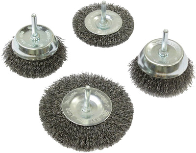 Makita d-65729 4-delige komborstel set - 6 mm - 63 75 75 100 mm