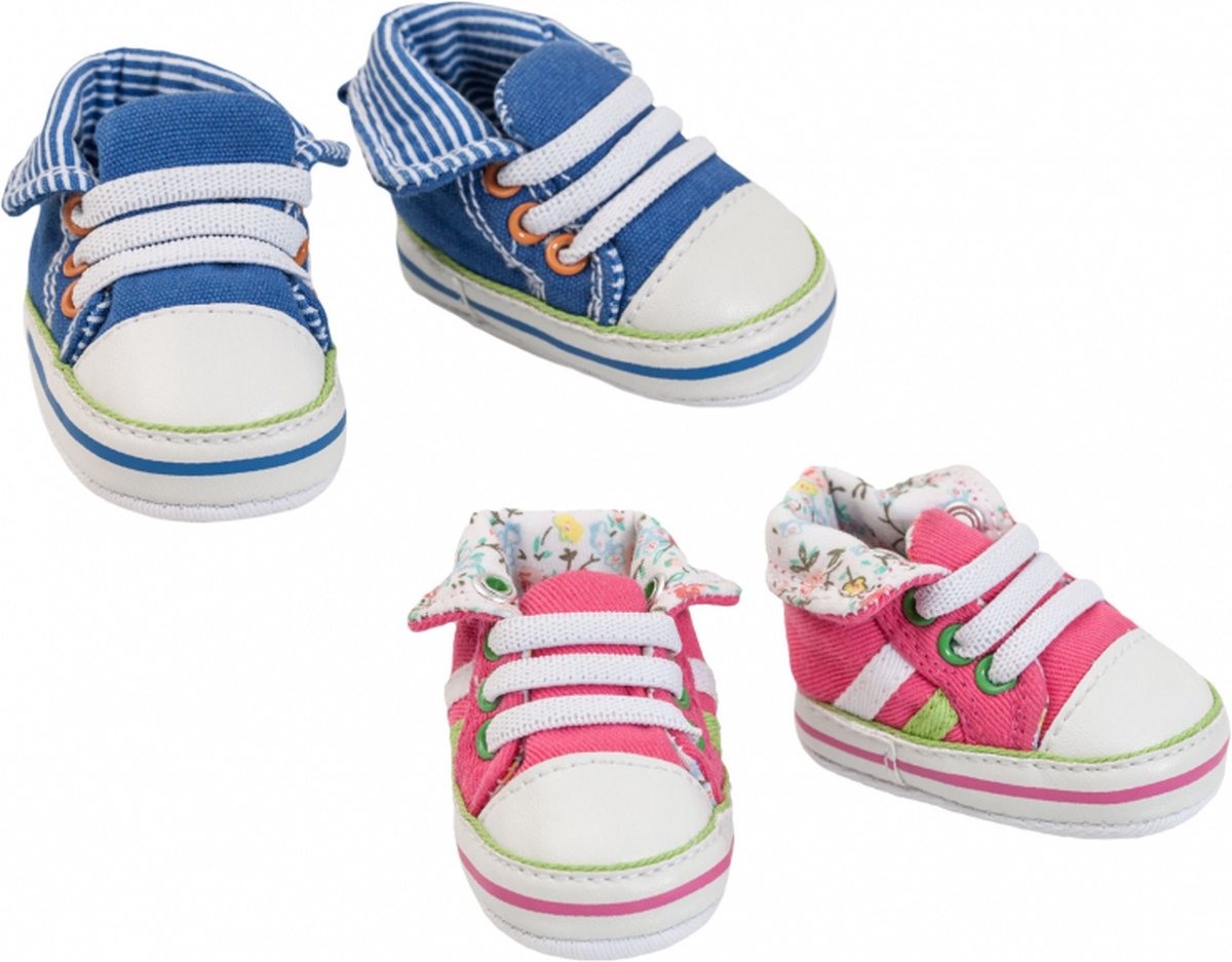 Heless poppenschoenen sneakers blauw, 30-34 cm
