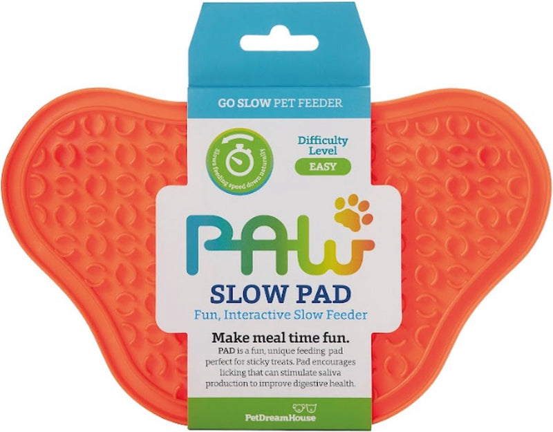 Petdreamhouse paw lick pad orange - paw lick pad blauw - likmat voor honden - enrichment - ontspanning voor honden