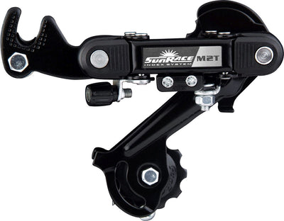 Sturmey-archer europa n.v. sunrace achterderailleur - 6 7-speed - lange kooi - staal - zwart