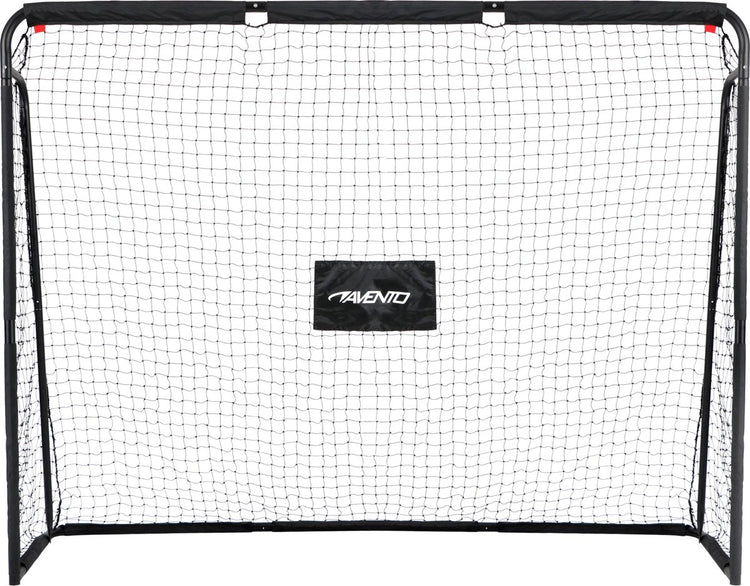 Avento voetbaldoel met targetscherm - staal - ca. 220 x 76 x 170 cm