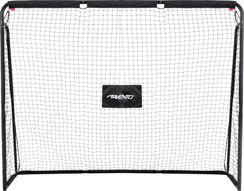 Avento voetbaldoel met targetscherm - staal - ca. 220 x 76 x 170 cm