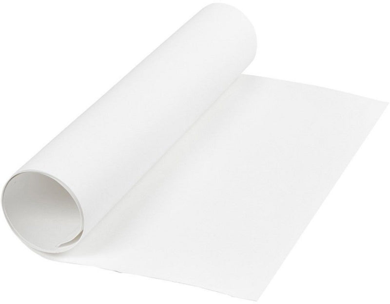 Creativ company faux leather papier, b: 50 cm, 350 g m2, 1 m, wit