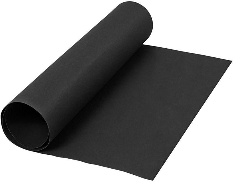 Creativ company cc faux leather paper, w: 50 cm, one coloured, 350 g, black, 1 m 1 roll