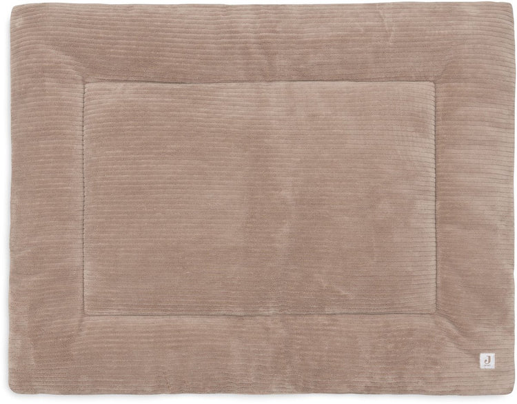 Jollein boxkleed baby - 75x95cm - cloudy rib - polyester - milky coffee