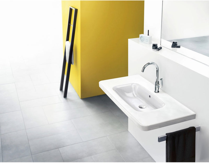 Hansgrohe logis ééngreeps wastafelmengkraan 210 - draaibare uitloop - met wastegarnituur - chroom - voorsprong uitloop 154 mm