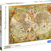 Clementoni puzzel antieke wereldkaart, 2000st.