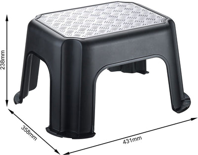 Rotho paso opstapje - draagkracht tot 150kg - zilver metallic