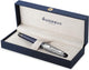 Waterman expert vulpen | metaal-blauwe lak met palladium detail | gebeitelde dop | roestvrij staal fijne penpunt
