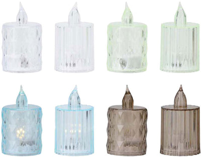Koopman kaarsje met led, 24st.