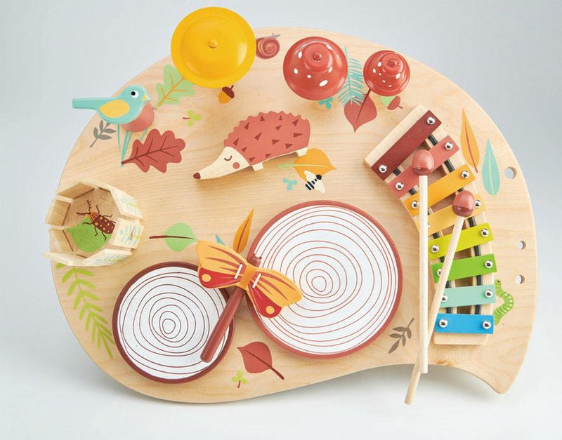 Tender leaf toys tender leaf preschool - muziektafel - 50x39x21,5cm - hout - 3 jaar