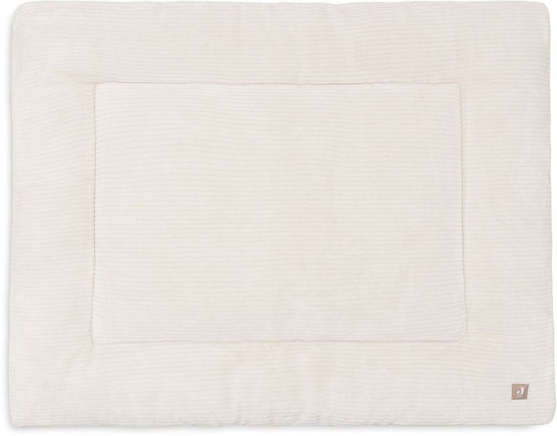 Jollein boxkleed baby - 75x95cm - cloudy rib - polyester - oatmeal