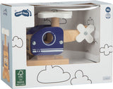 Small foot - houten helikopter blauw - afbeelding 1