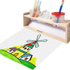 Dorjee papierrolhouder hout