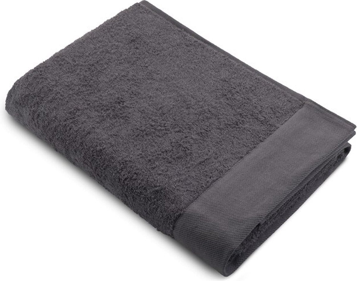 Walra badlaken remade cotton greyanthracite 70x140
