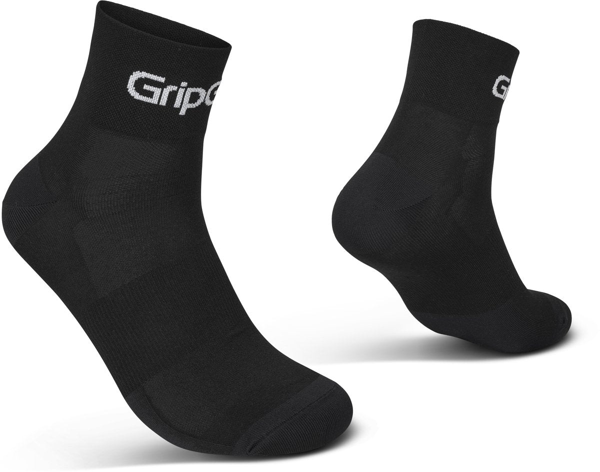 Gripgrab - ride low cut zomer fietssokken 1 paar korte coolmax sokken - unisex - zwart