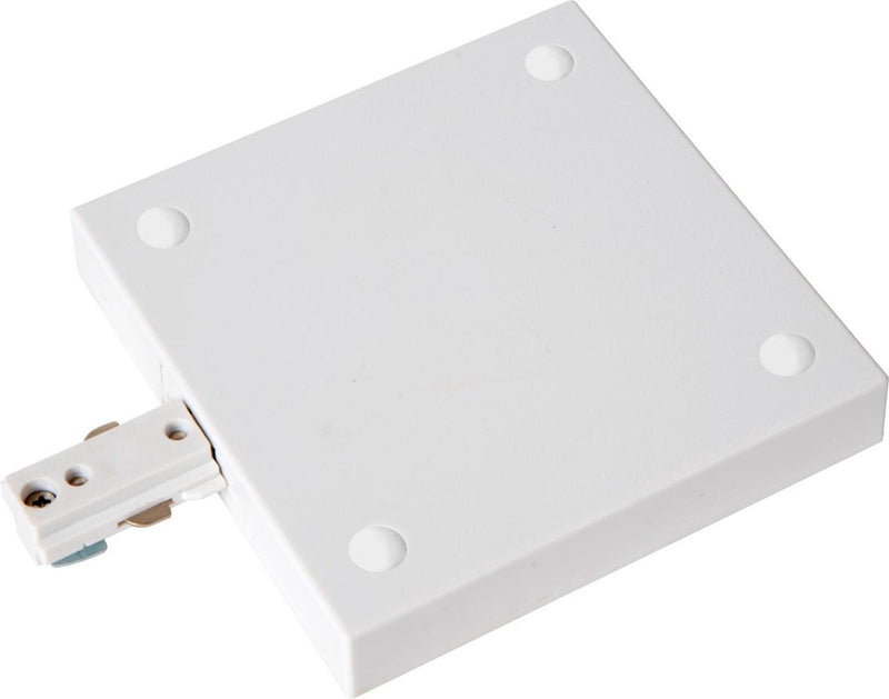 Lucide track startvoeding - 1-fase railsysteem railverlichting - enkel dubbel -wit (uitbreiding)